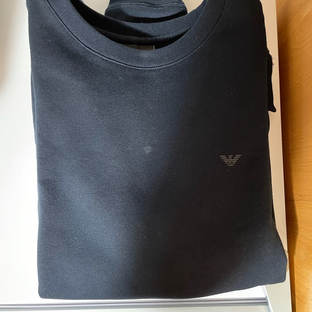 Navy blue Armani Exchange sweatshirt